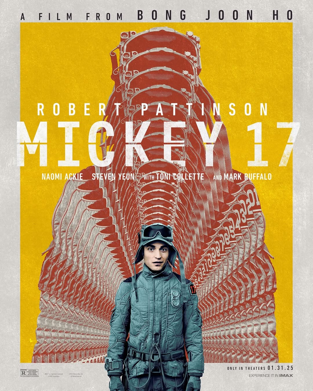 Mickey 17 starring Robert Pattinson