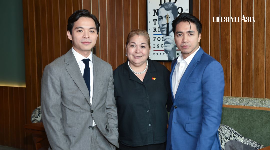 Mastercard VIPs Misha Ballesteros, Judith Dayrit, and Timothy Bucao