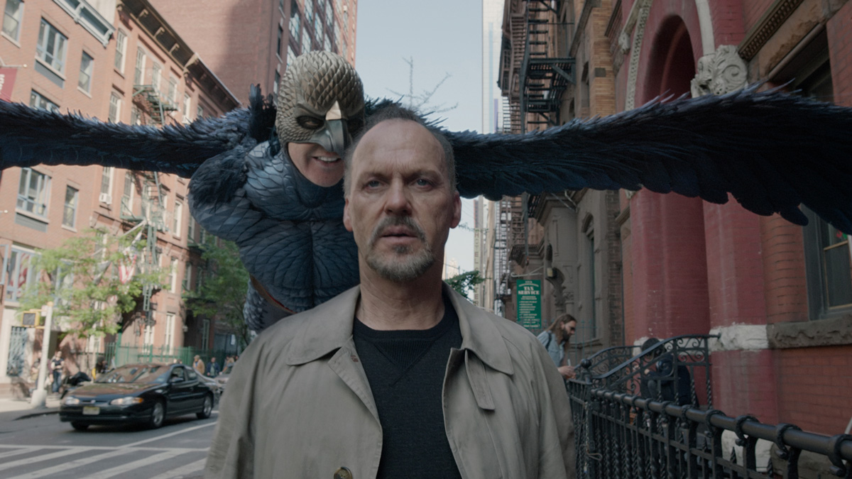 In his comeback role, Michael Keaton plays a washed up superhero actor in "Birdman" 