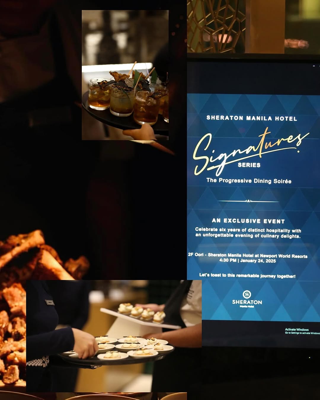 Sheraton Manila Hotel's Progressive Dining Soirée