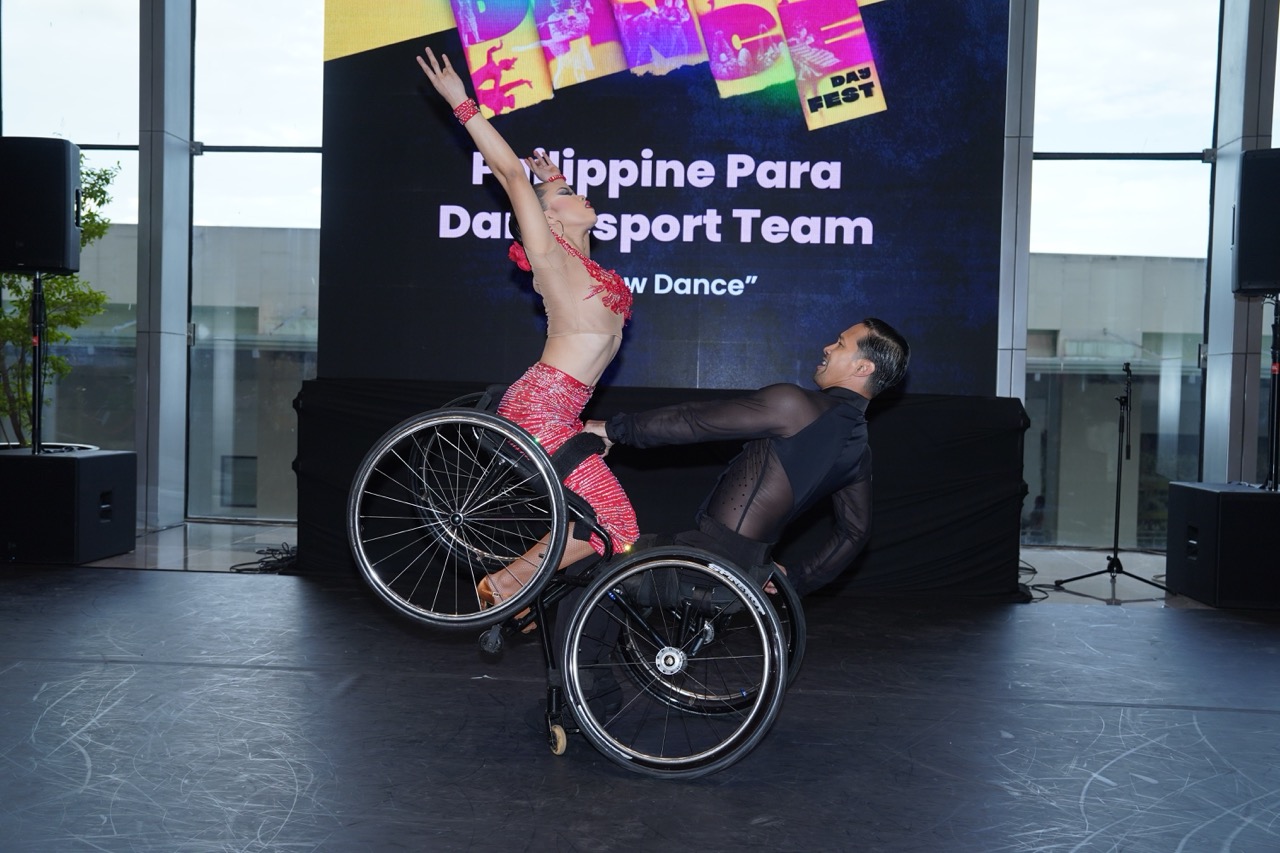 This image has an empty alt attribute; its file name is 17-Large.jpeg
In a special preview, the Philippine Para Dancesport Team showcased the artistry of dancers with varying abilities (the team emerged as champions at the 2023 Para Dancesport World Championship in Genoa, Italy; and the 2024 Para Dancesport USA Open in Dearborn)
