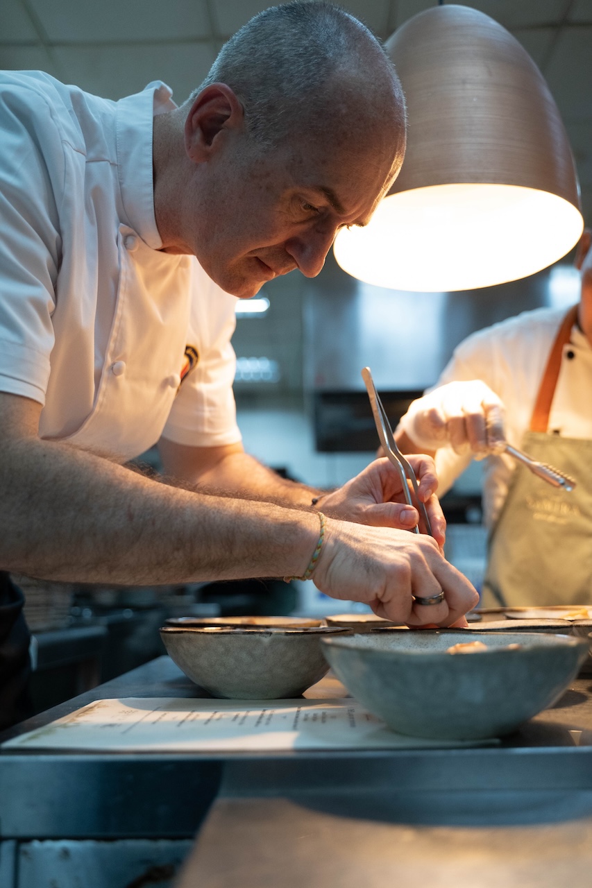 Anya Resort General Manager Mikel Arriet helmed the kitchen that evening