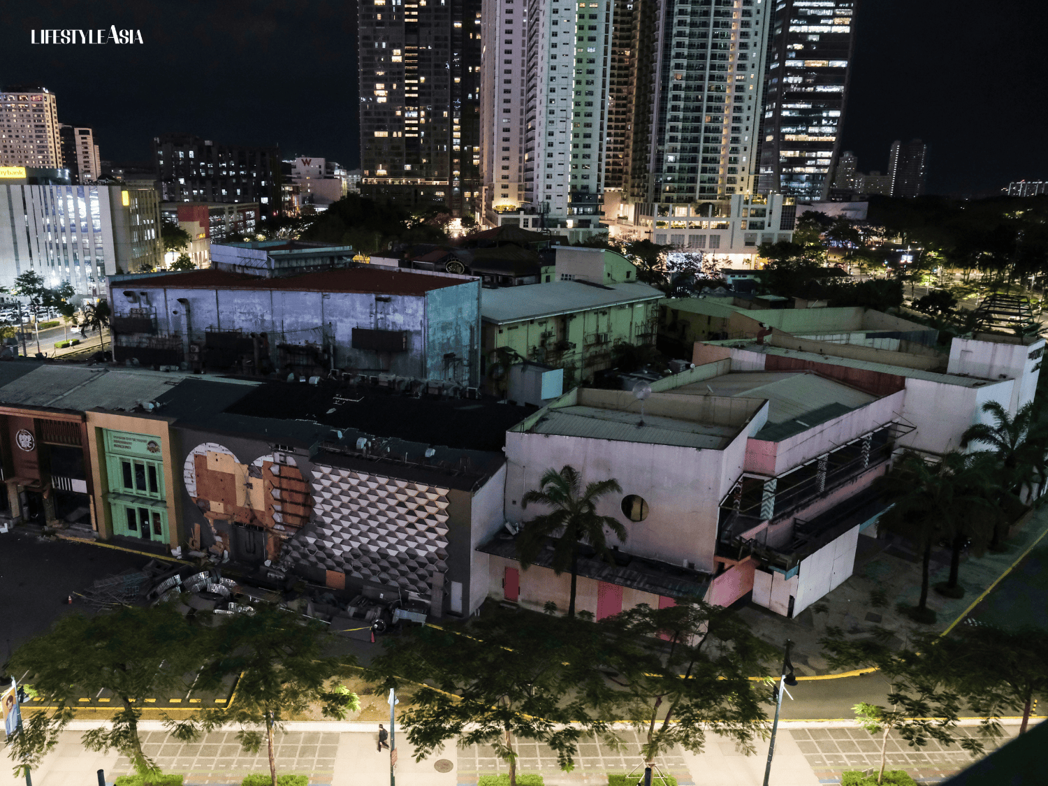 The Fort Strip in 2025, after it closed