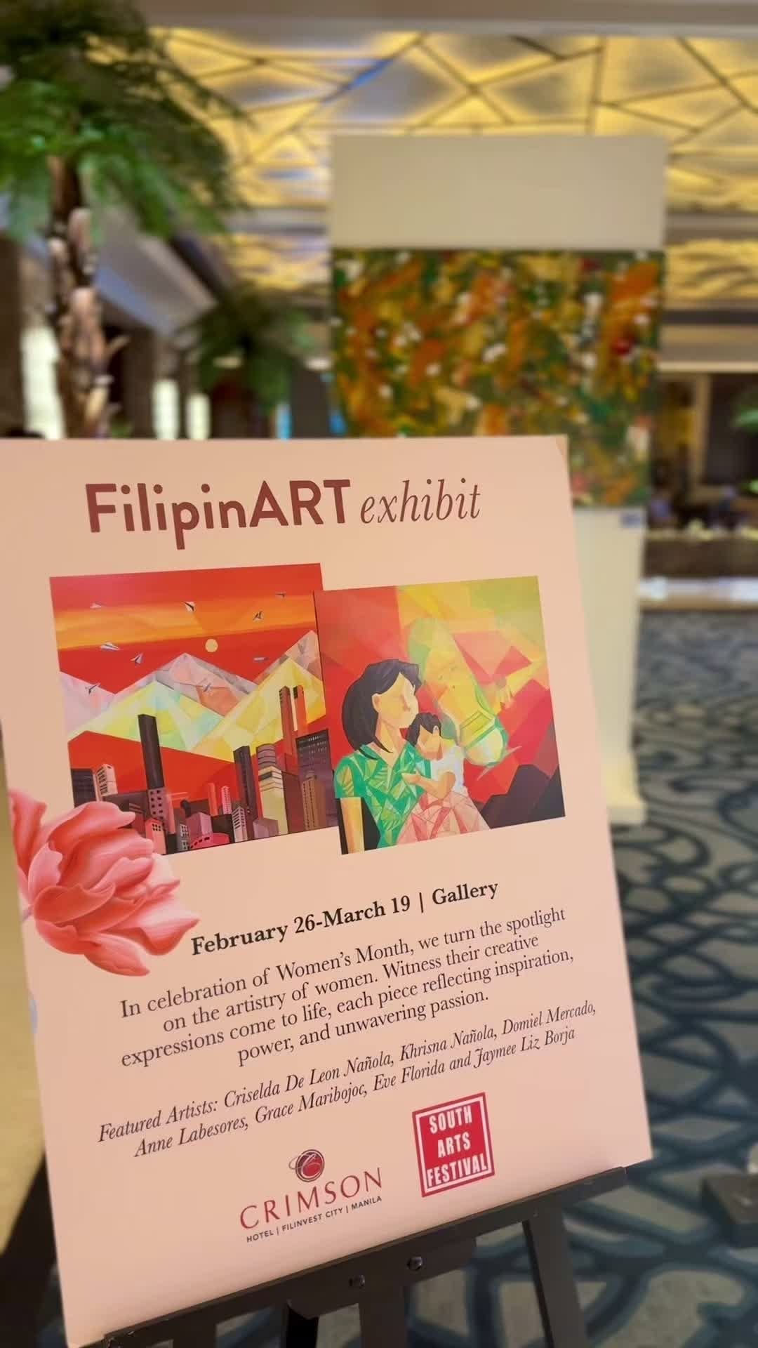 FilipinArt Exhibit at Crimson Hotel Filinvest City