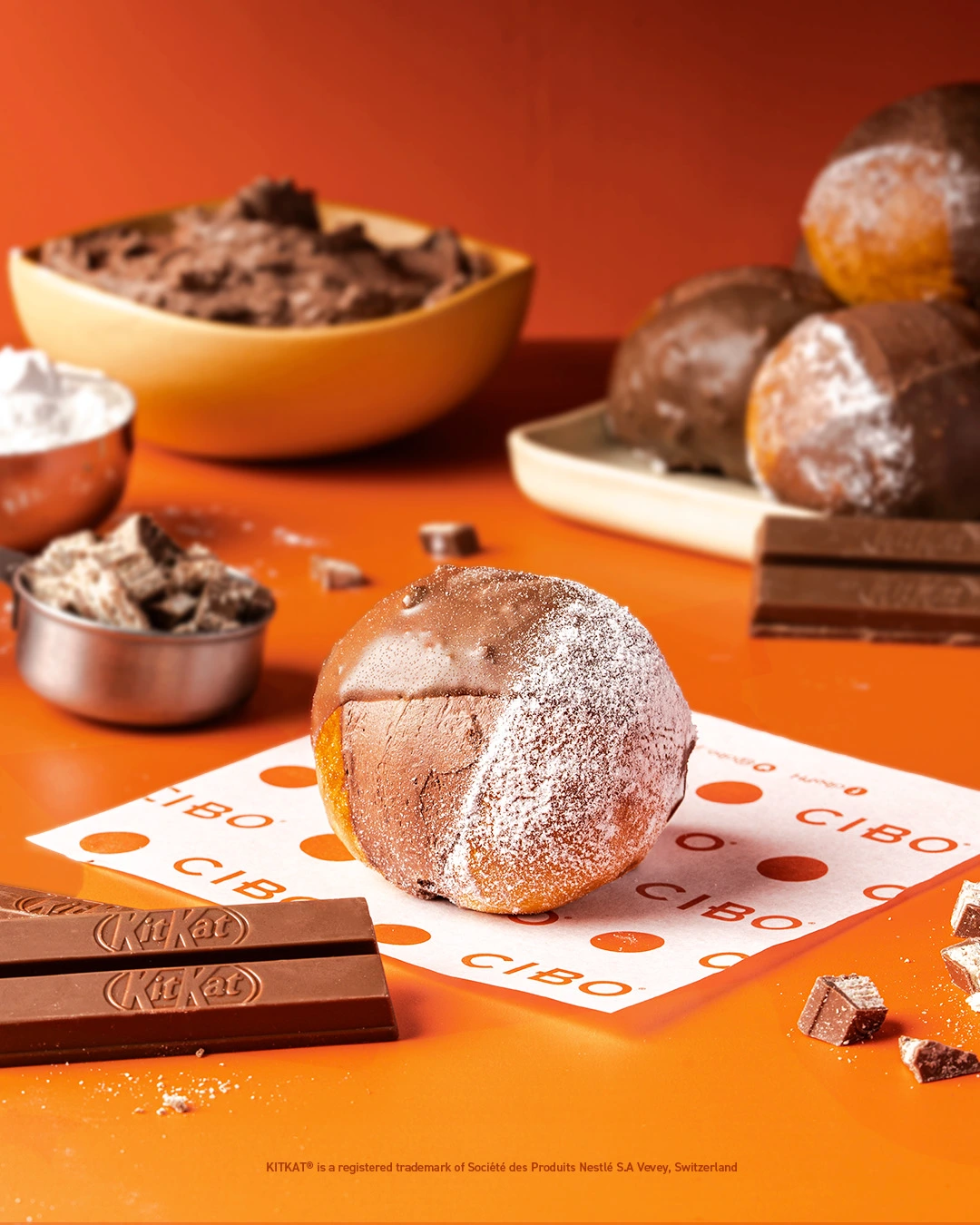 Cibo x KitKat collaboration Maritozzo