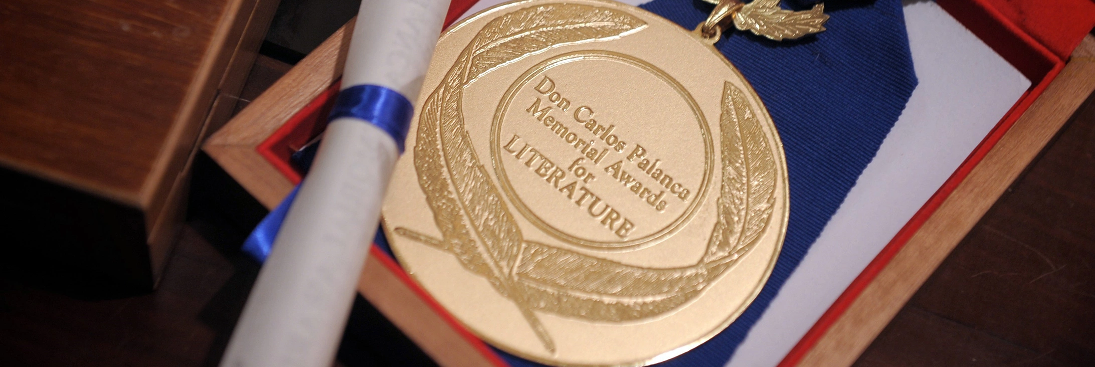 A medal for the Don Carlos Palanca Memorial Awards for Literature  Palanca Awards