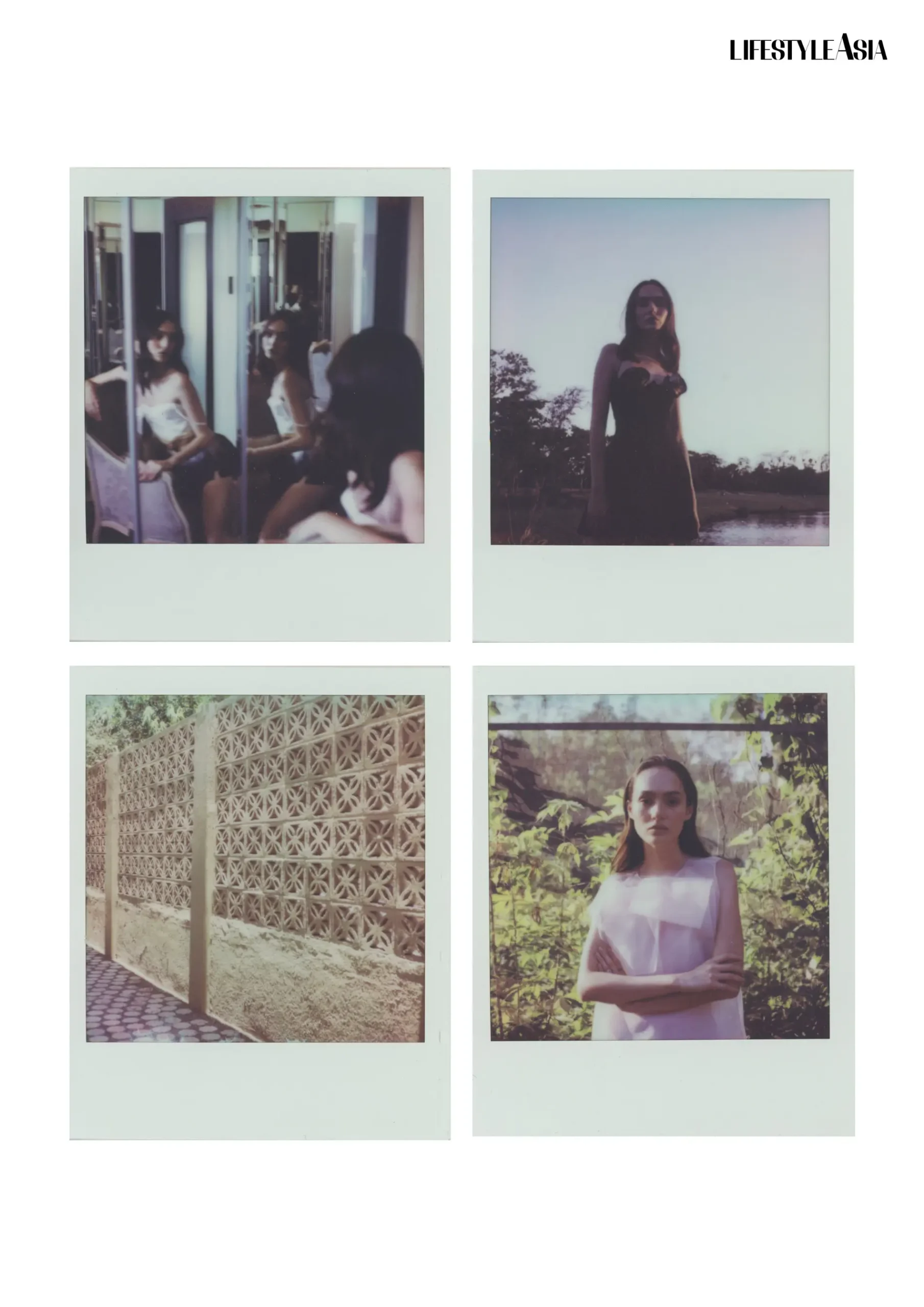 Polaroids of Siobhan Moylan by Christian Tantoco