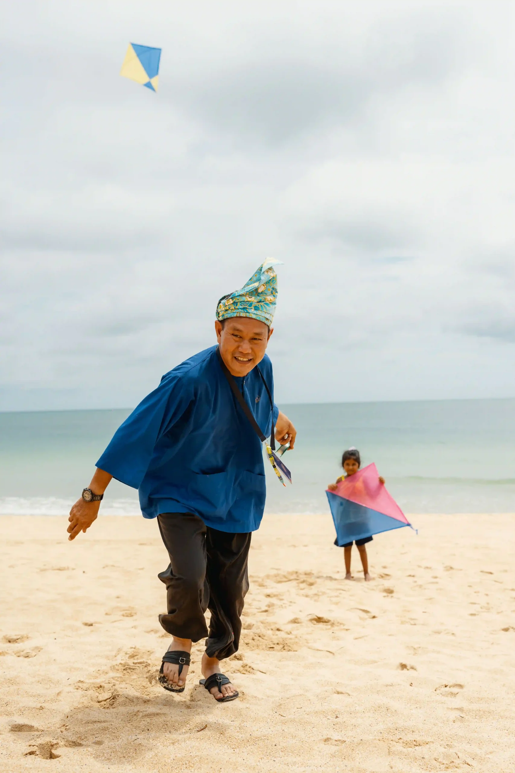Kite flying at Ombak Festival 2024