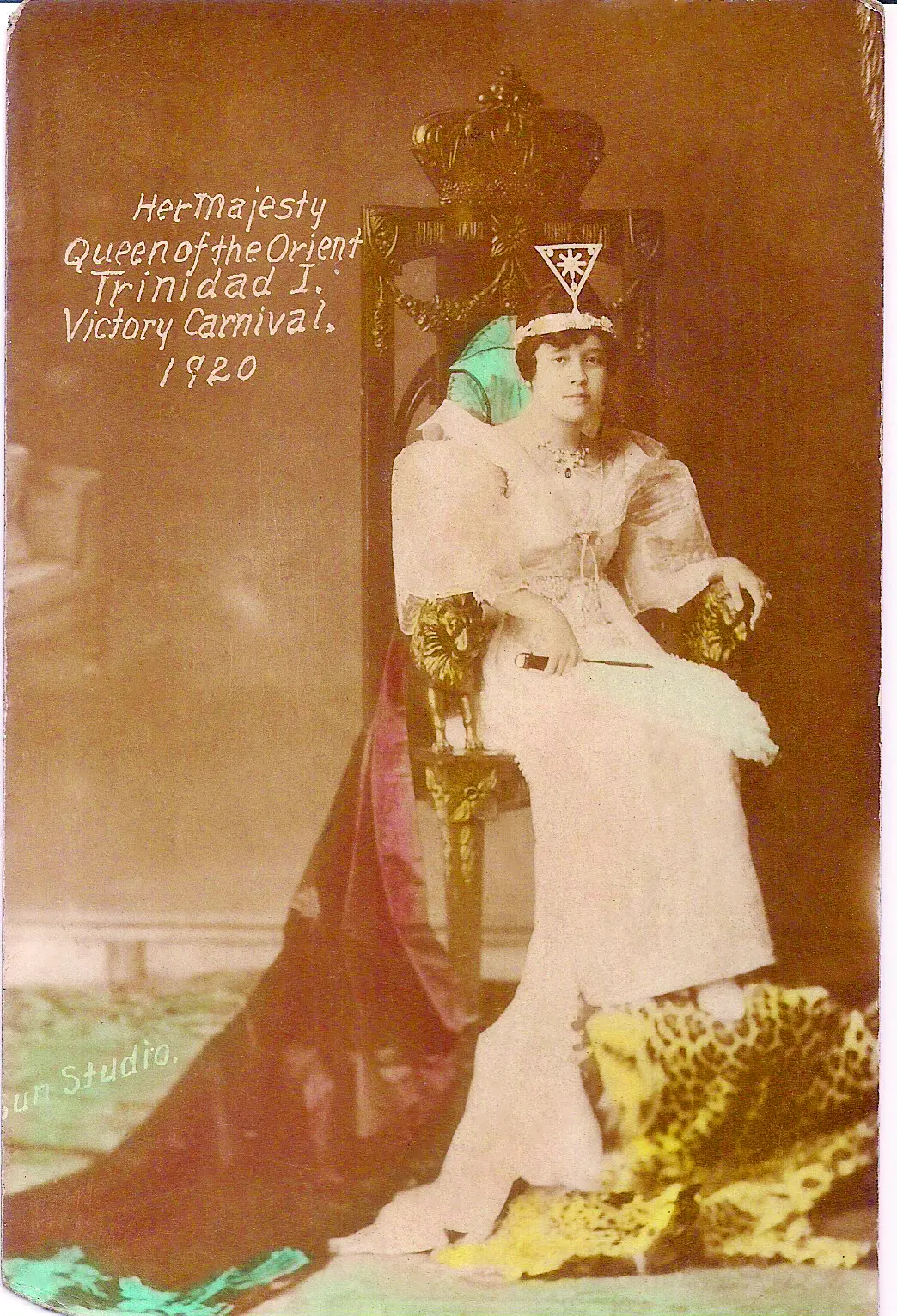 1920 Carnival Queen Trinidad Roura de Leon-Roxas