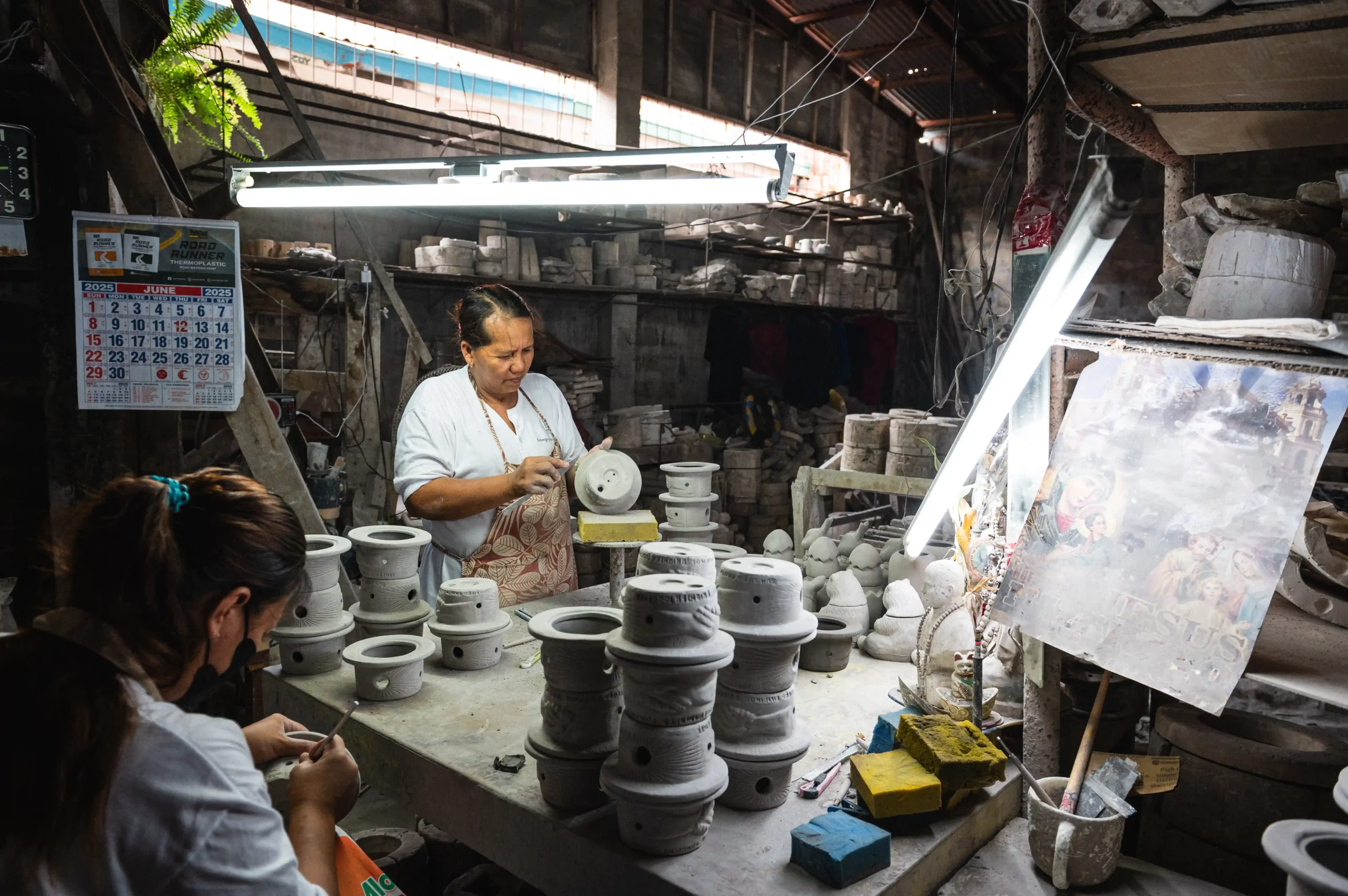 Each ceramic is meticulously refined by hand/Photo by Derrick Lim