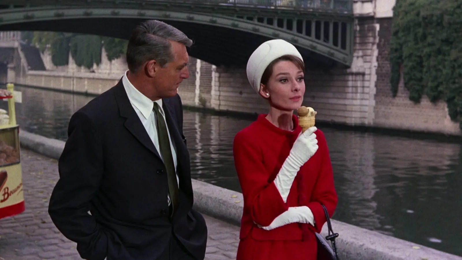 Cary Grant and Audrey Hepburn have undeniable chemistry in Charade/Photo courtesy of The Criterion Collection