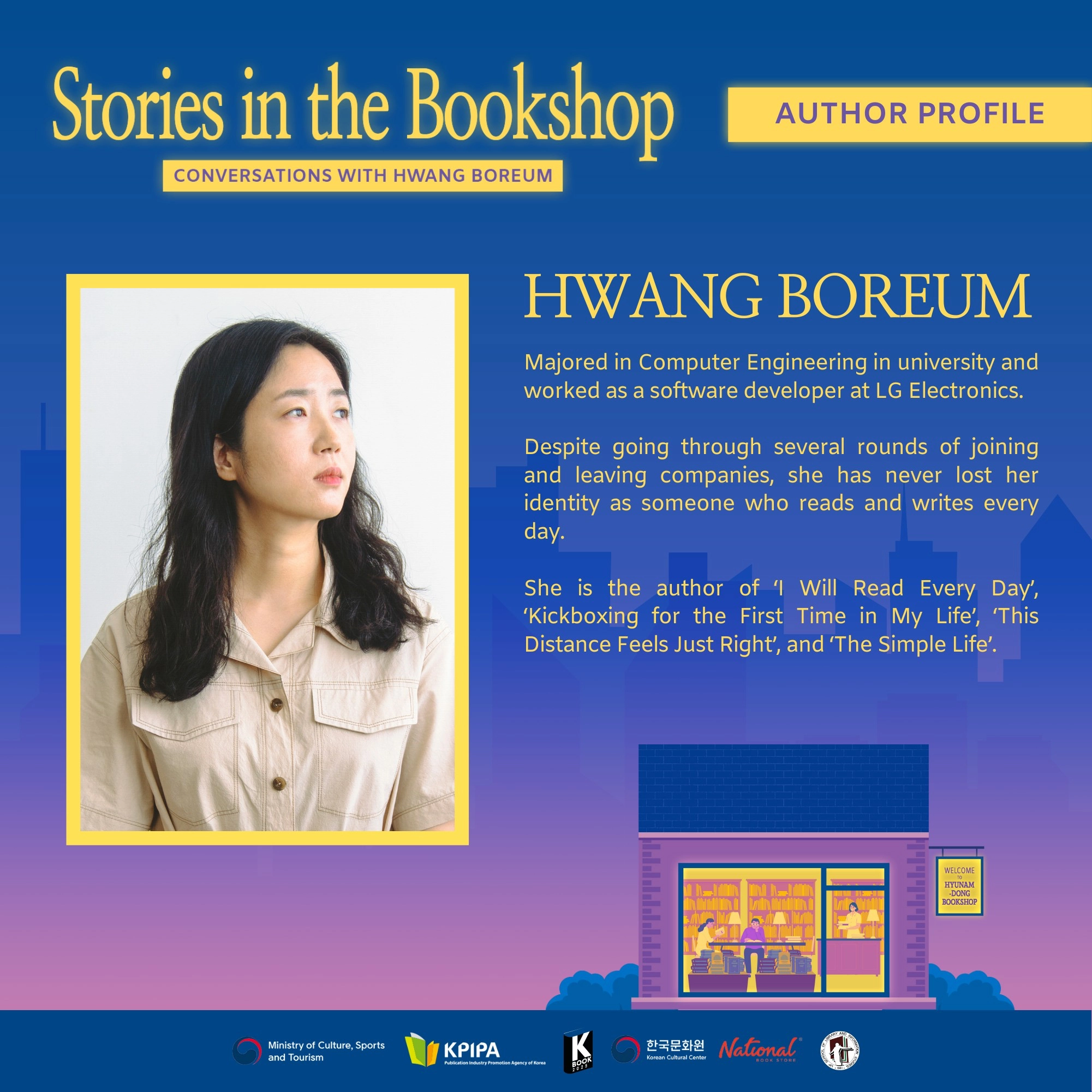 Hwang Boreum, Author Of “Welcome to Hyunam-dong Bookshop,” Is Coming To Manila