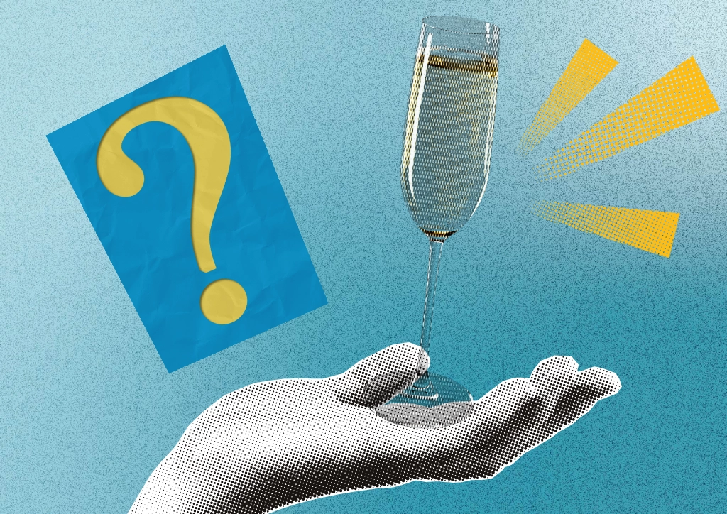 More and more establishments are letting go of the iconic, narrow champagne flutes we've come to associate with the wine