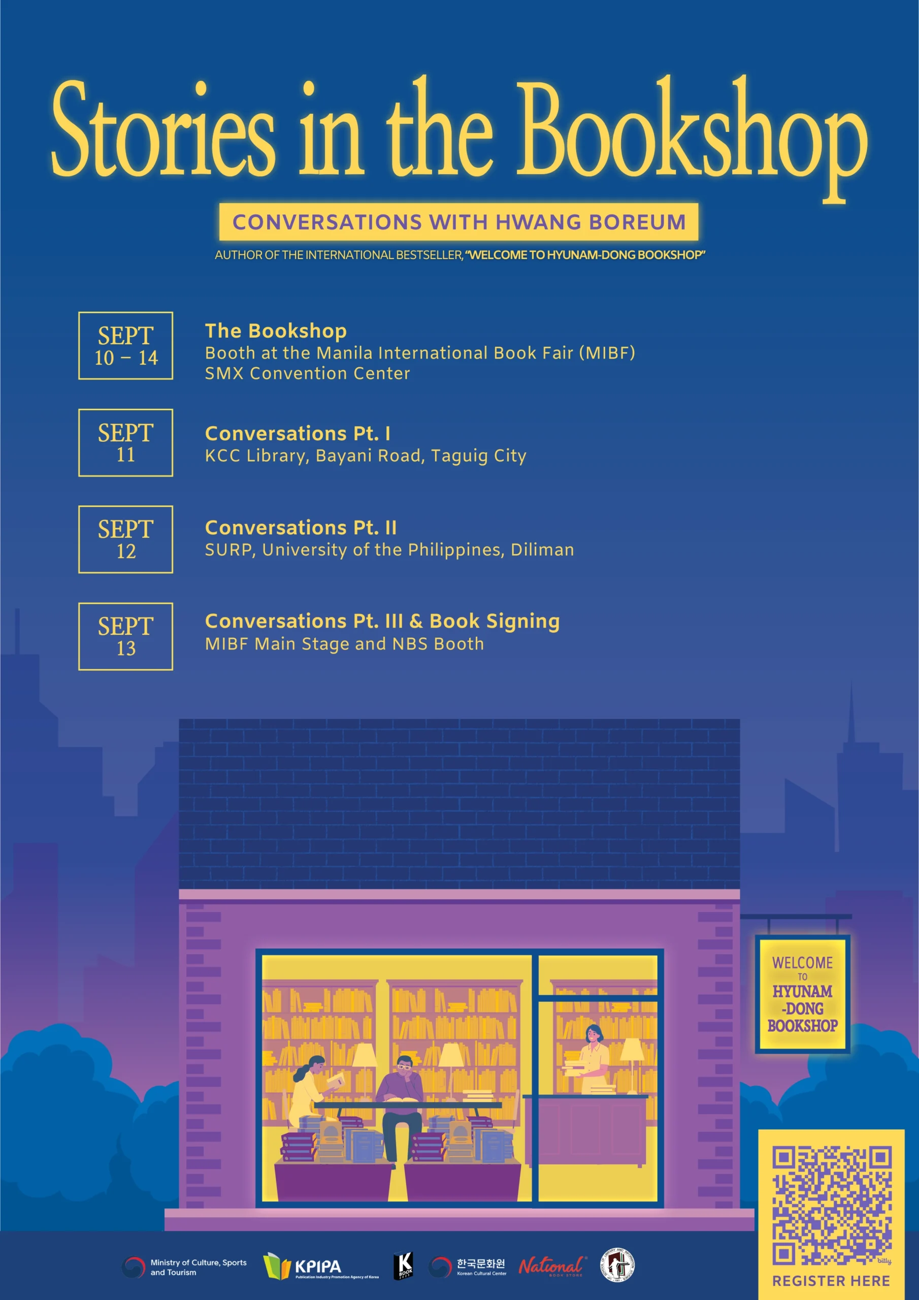 Hwang Boreum, Author Of “Welcome to Hyunam-dong Bookshop,” Is Coming To Manila KCC