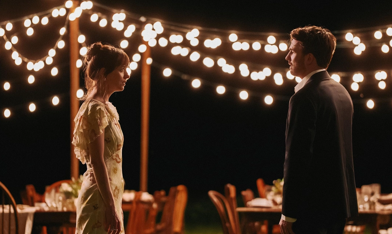 Materialists film Dakota Johnson Chris Evans