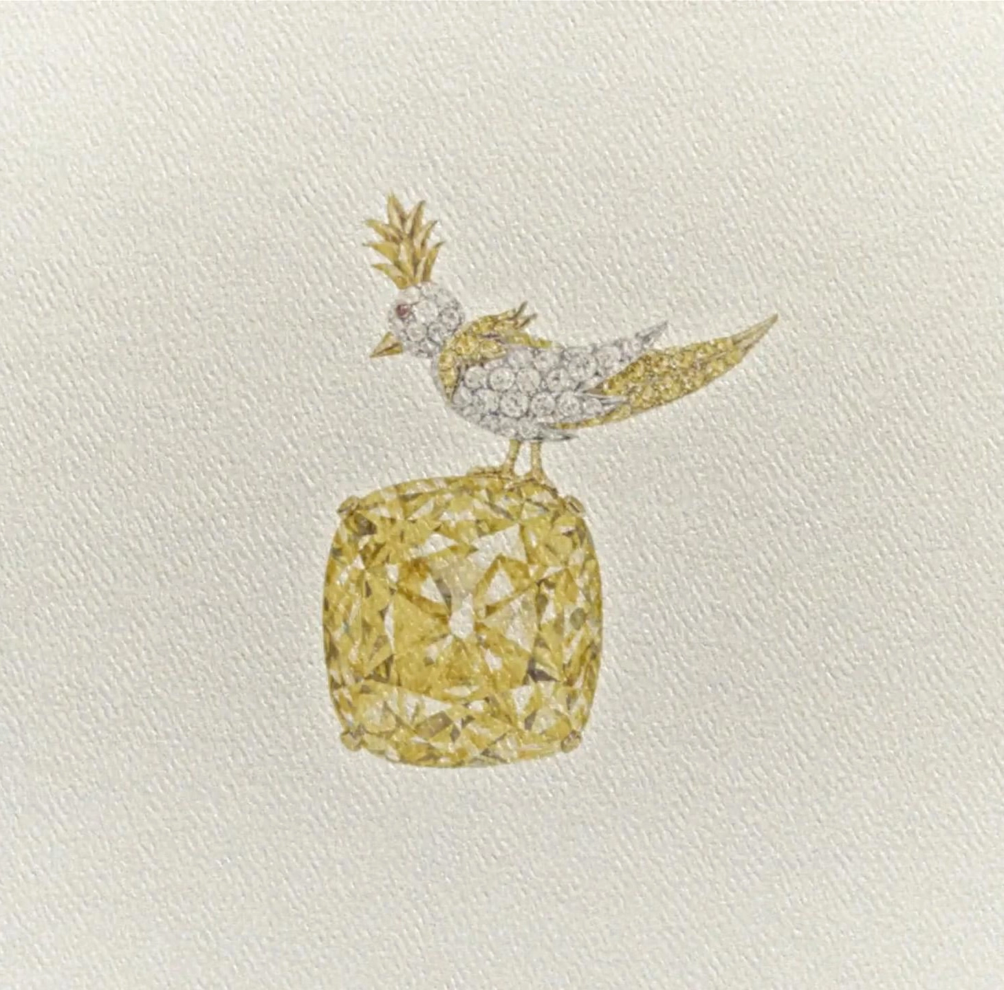 Bird on a Rock Tiffany