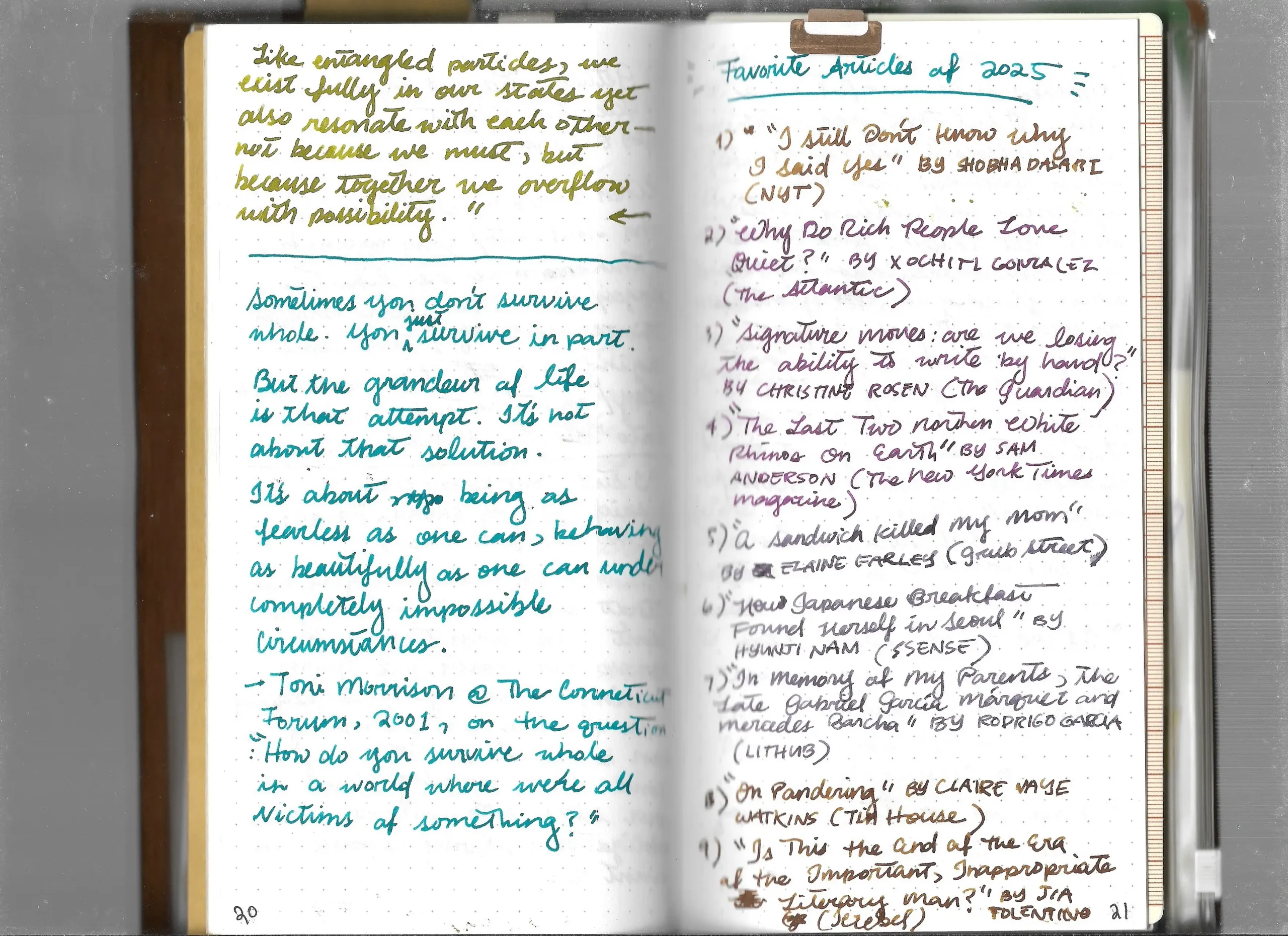 How To Start A “Commonplace Book”