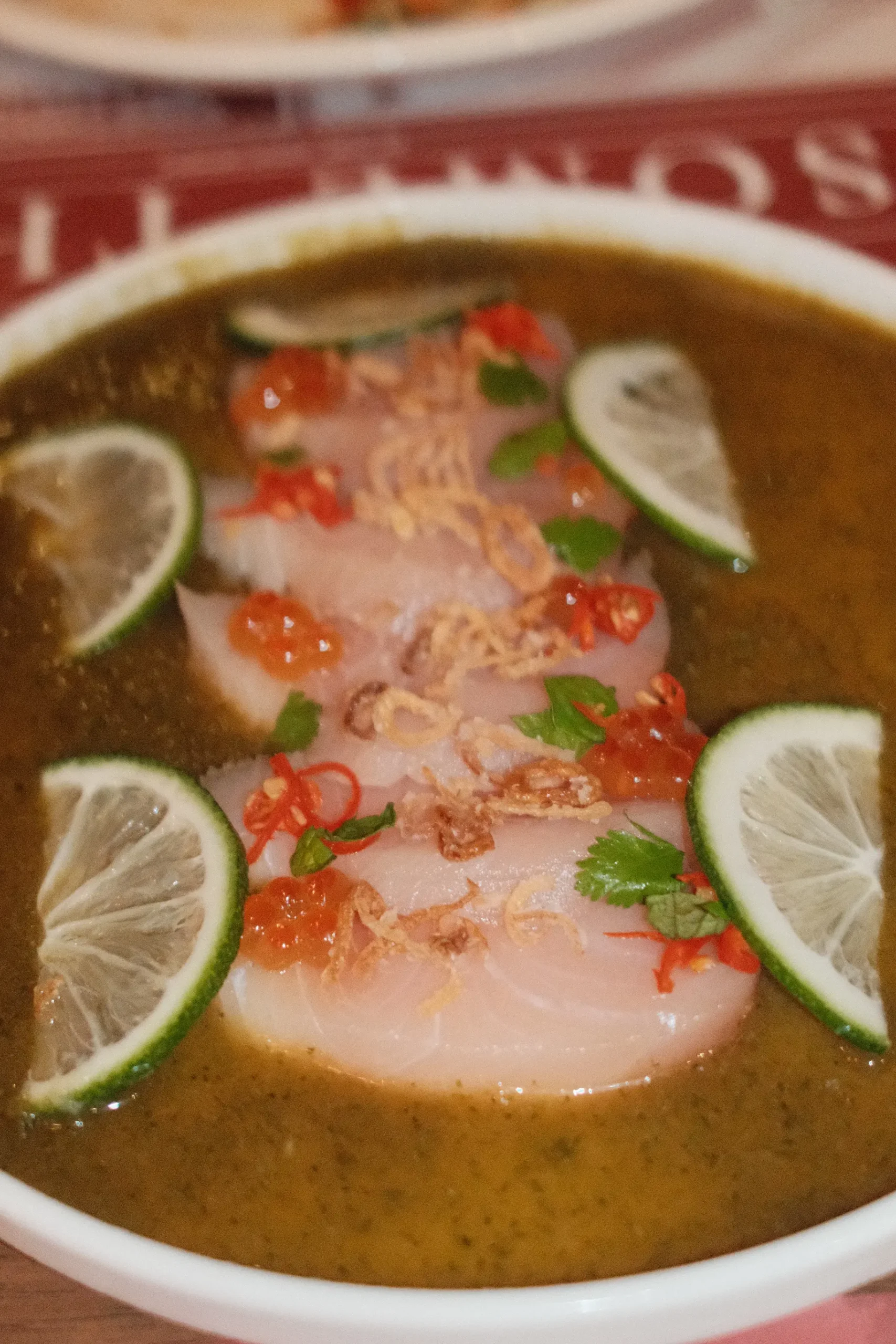 Hamachi in Nam Jim Sauce - Some Thai The Podium Some Thai