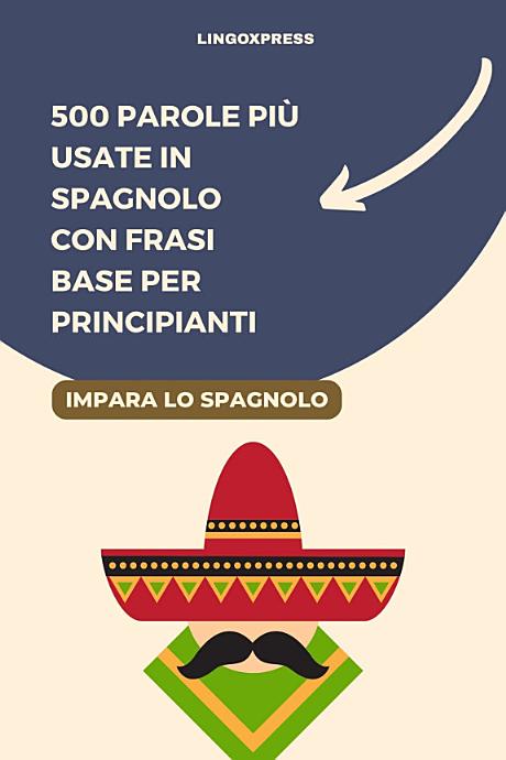 500 Parole più Usate in Spagnolo con Frasi Base per Principianti