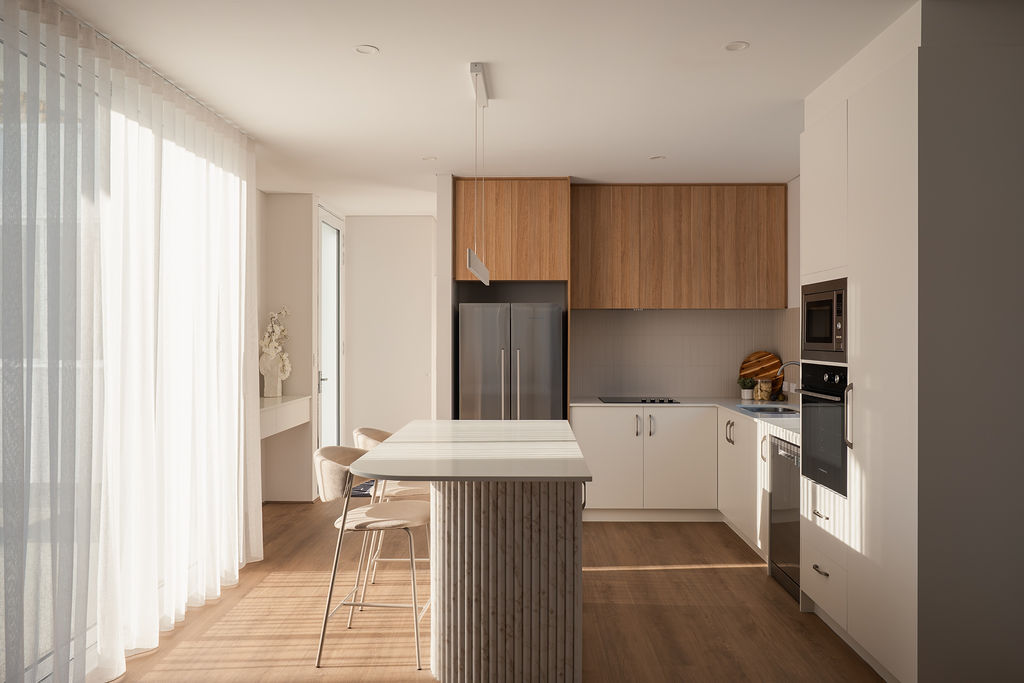 modular home kitchen zoomed out