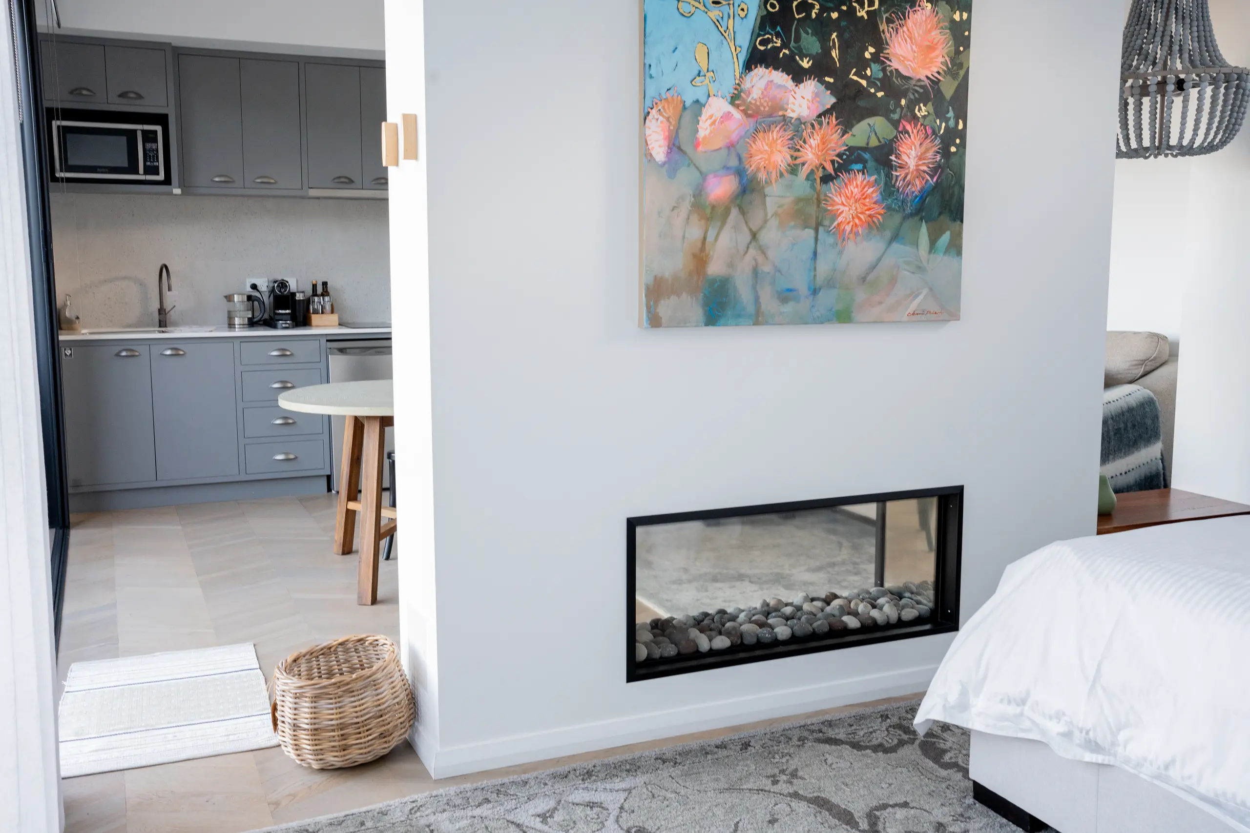 interior design styling in a modular display home