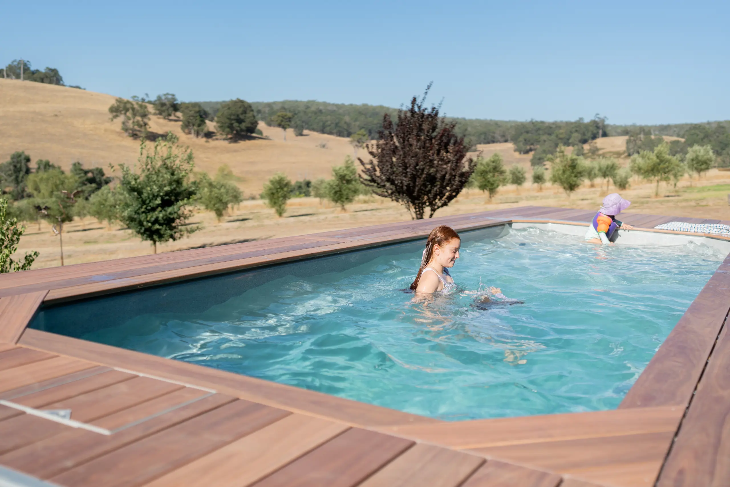 Country living modular - large alfresco, pool, deck