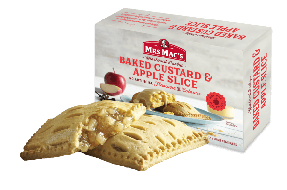 Baked Custard Apple Slice