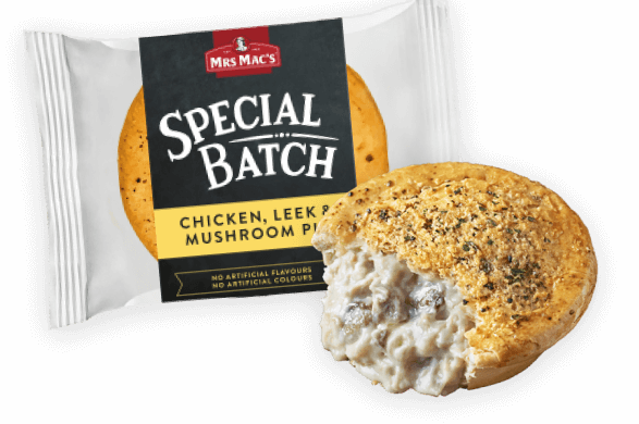 Special Batch – Chicken Leek Mushroom Pie