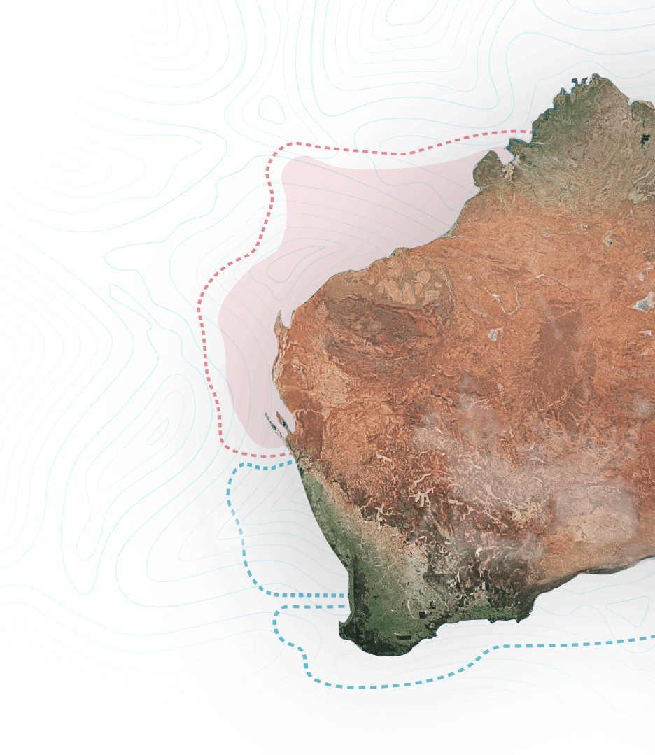 Map of Western Australia's abalone fishing zones