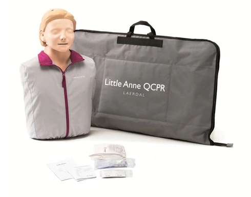 A Little Anne CPR training manikin and carry case