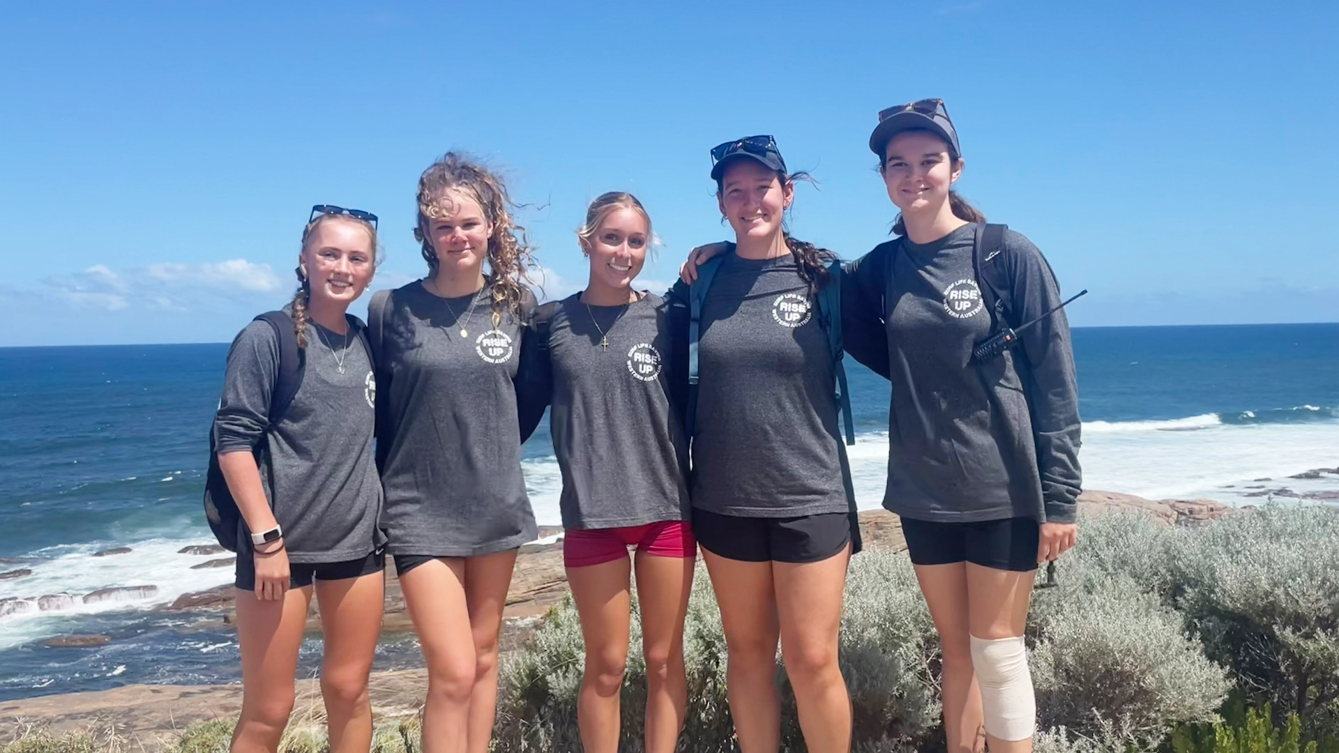 Youth camp participants at a Rise Up camp