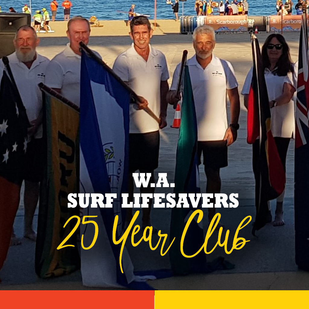 WA Surf Lifesavers 25 Year Club graphic