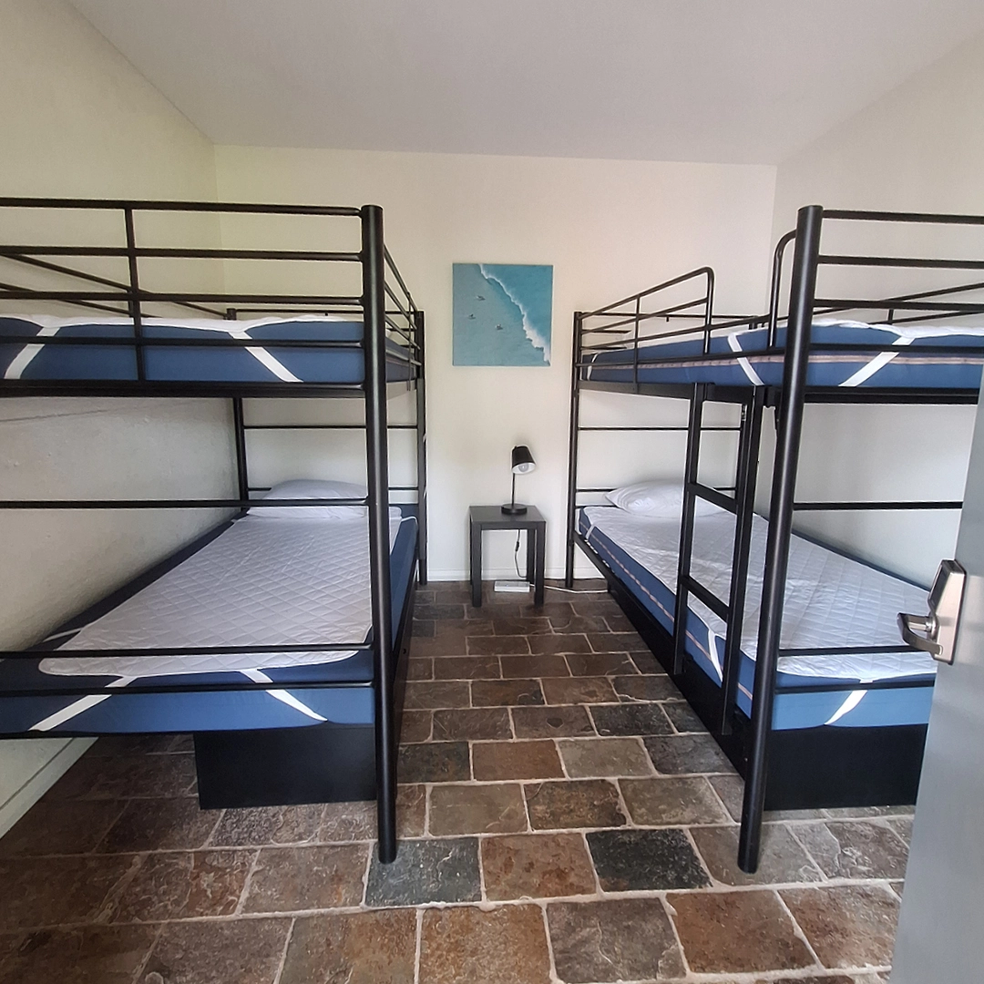 Bunk bed accommodation at the South West Recreational Camp