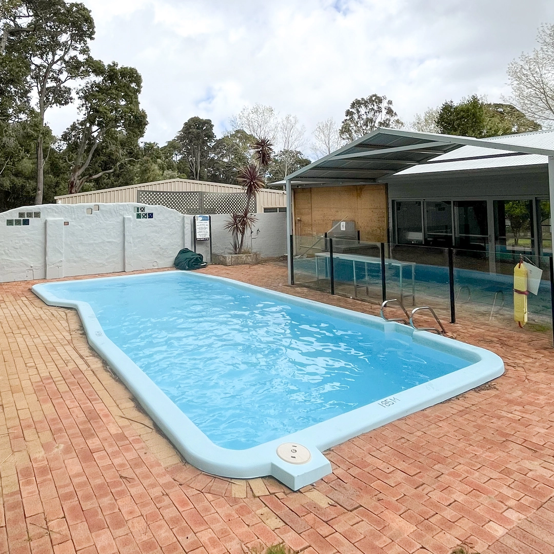 The swimming pool at the South West Recreational Camp and Development Centre