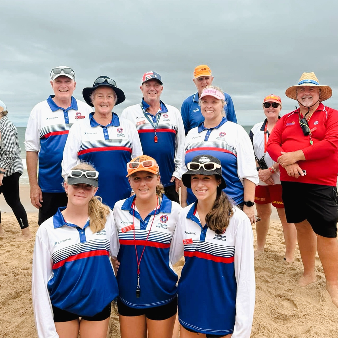 Surf sports officials at a carnival