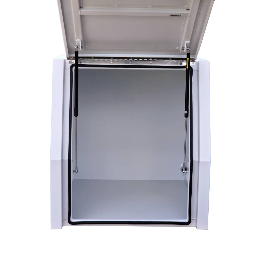 Half Dog Box - 1800x800mm - White