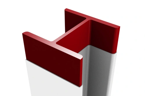 Cafco-SPRAYFILM-WB3- on I profile - Thin film intumescent paint for structural steel fire protection