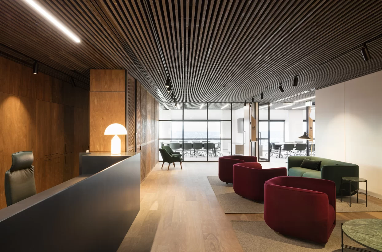 austratus timber baffle ceiling fin profile rustic design