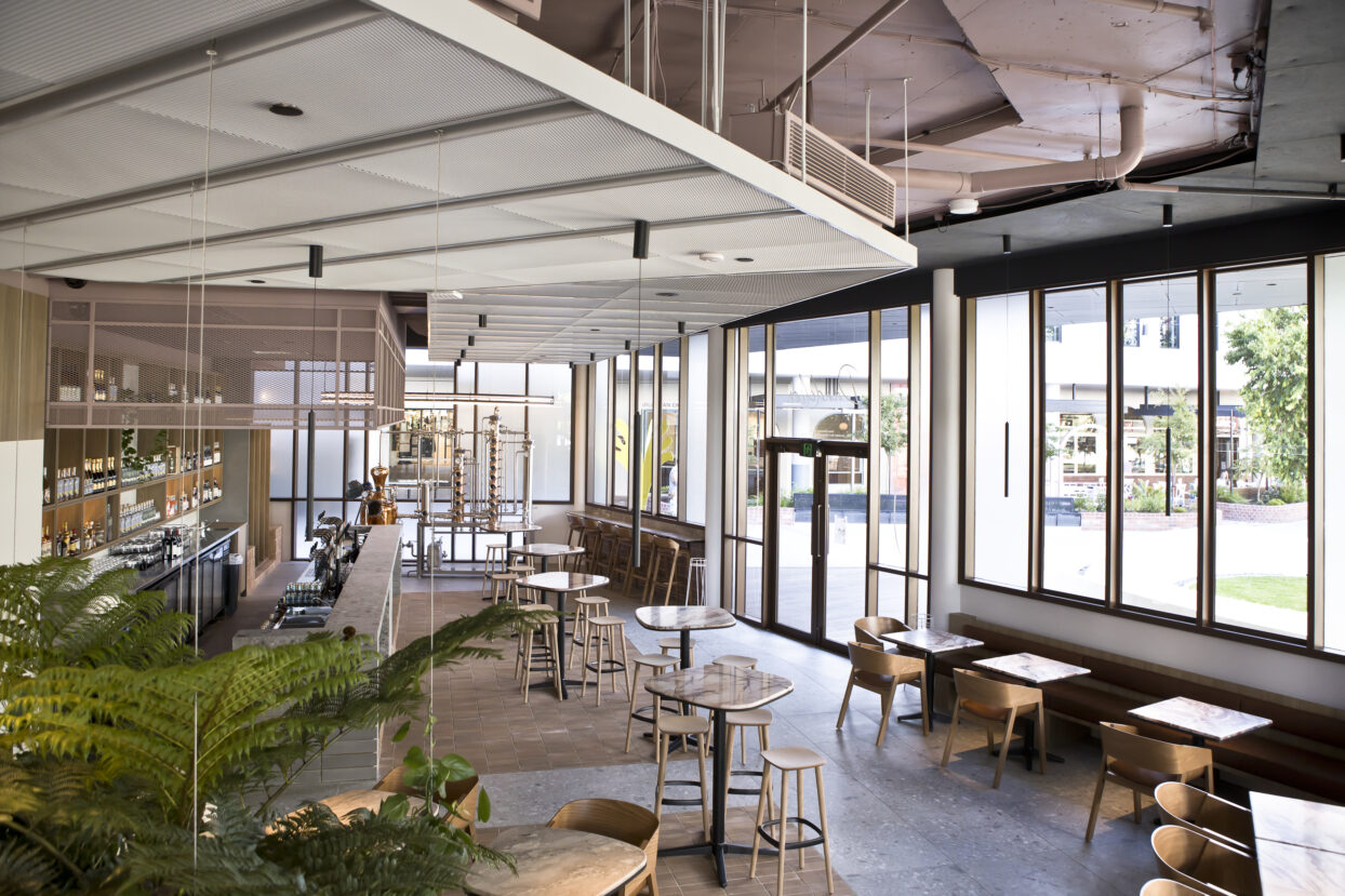 Dandelion restaurant Perth Metal Ceiling Design
