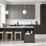 Through coloured MDF Kitchen Design