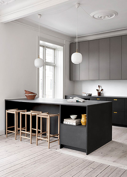 Kitchen Design Coloured MDF Panels