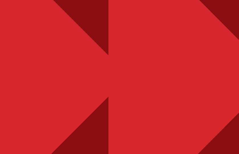 Stylised red chevron motif used as the Our Brands hero panel.