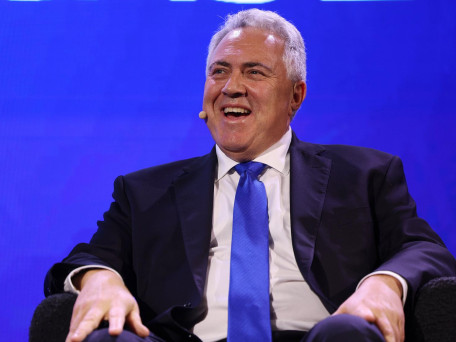 The Resources Technology Showcase event has been held at the Perth Convention Exhibition Centre in Perth. Pictured is Joe Hockey at the event