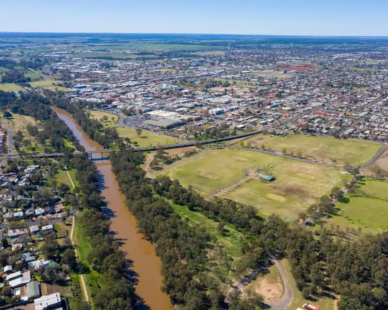 Aerial view of Dubbo