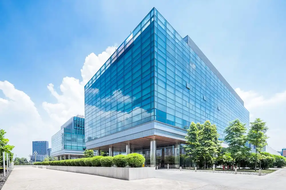 Glass Office Building CTA