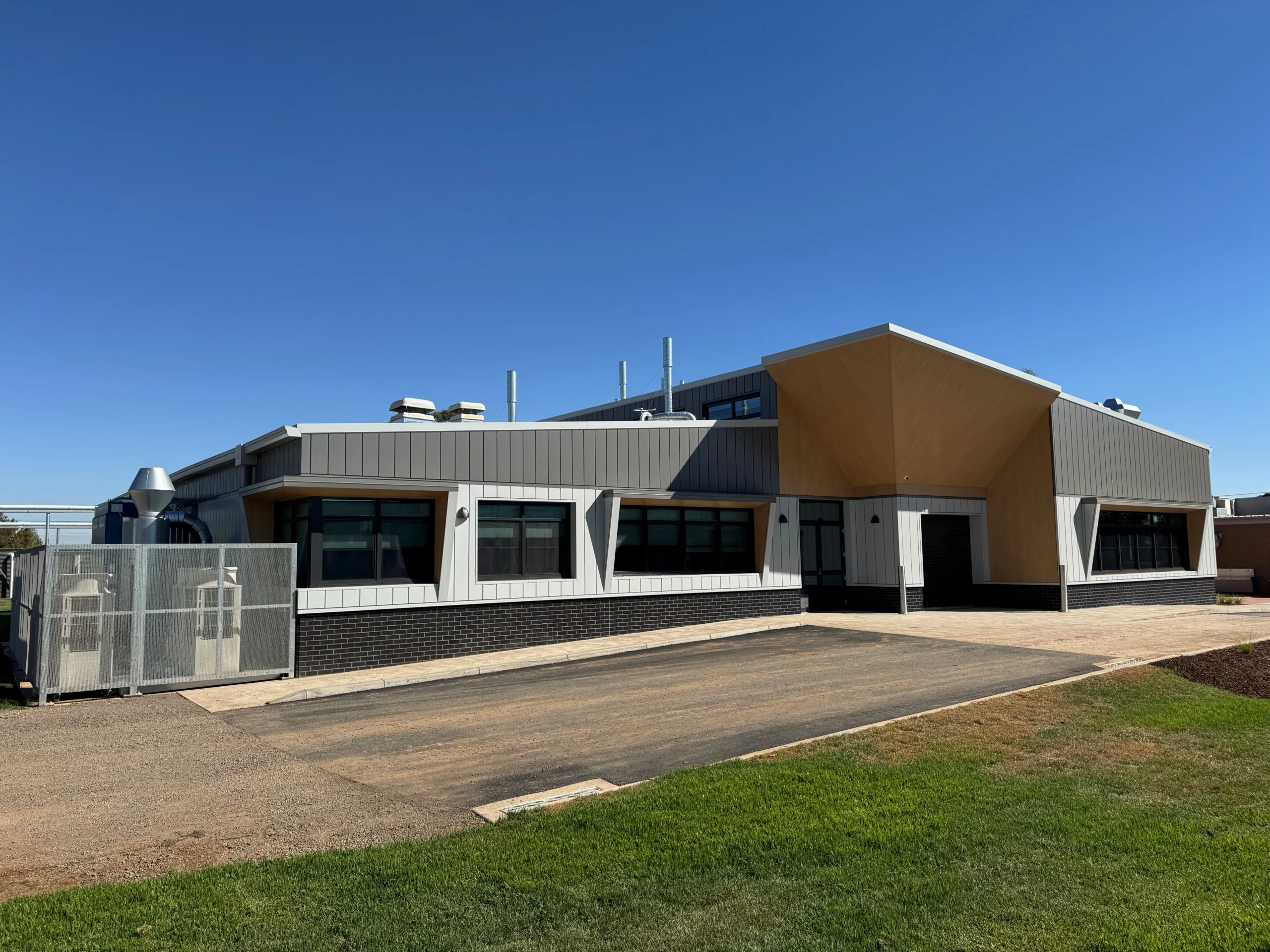 Completed East Loddon College building with the Termimesh System installed to protect from concealed termite entry.
