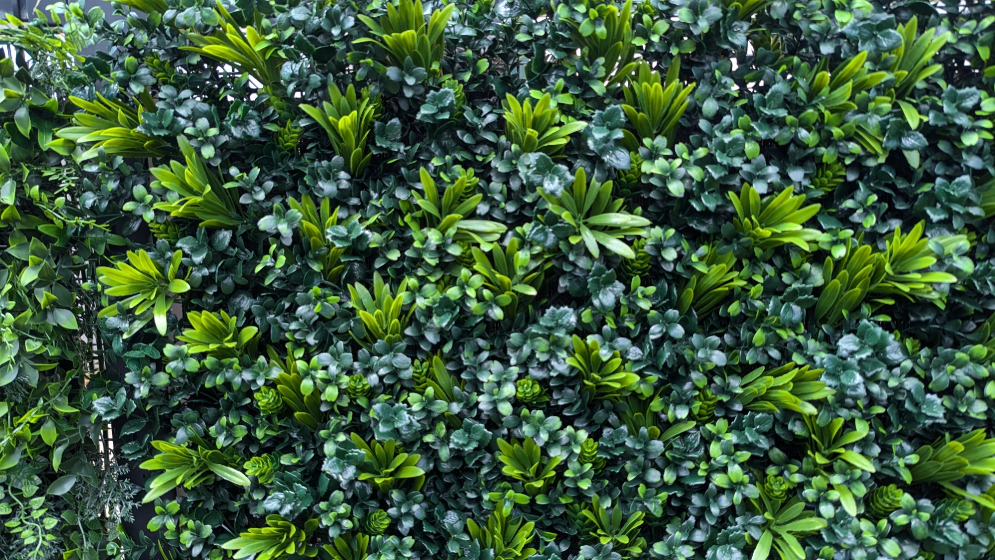 Forest style artificial green wall