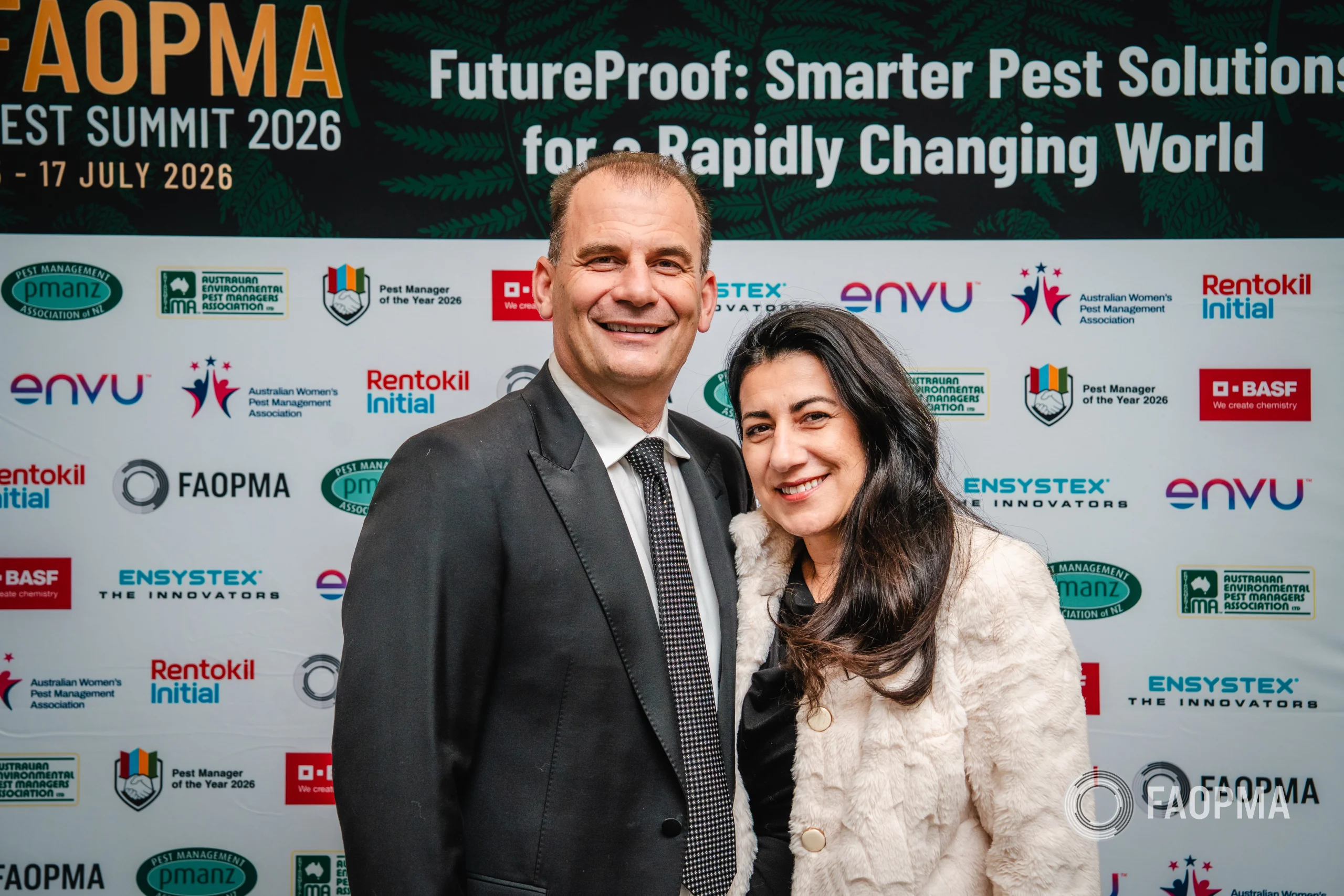 Staff at the FAOPMA Pest Summit 2026 in Auckland, New Zealand