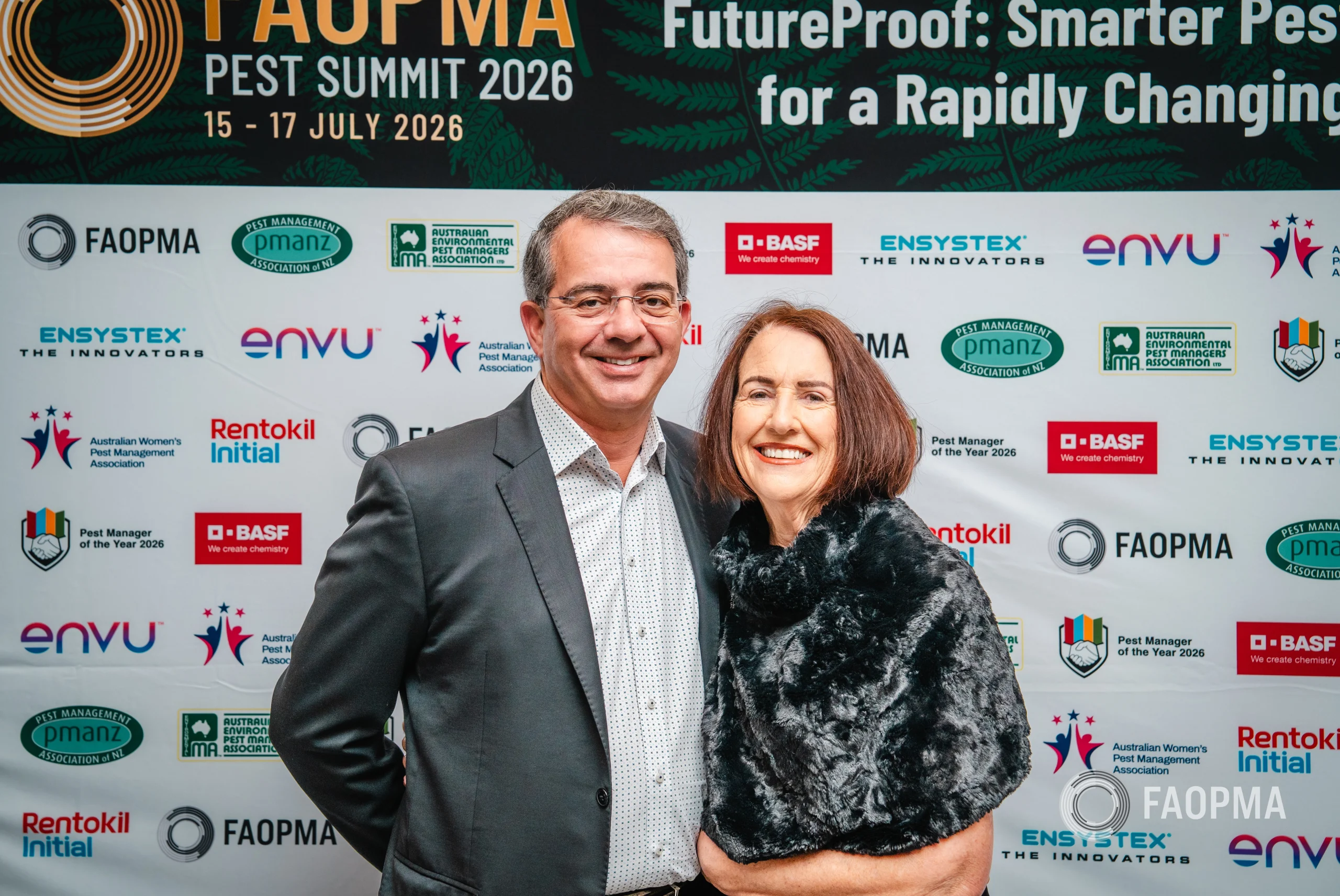 Staff at the FAOPMA Pest Summit 2026 in Auckland, New Zealand