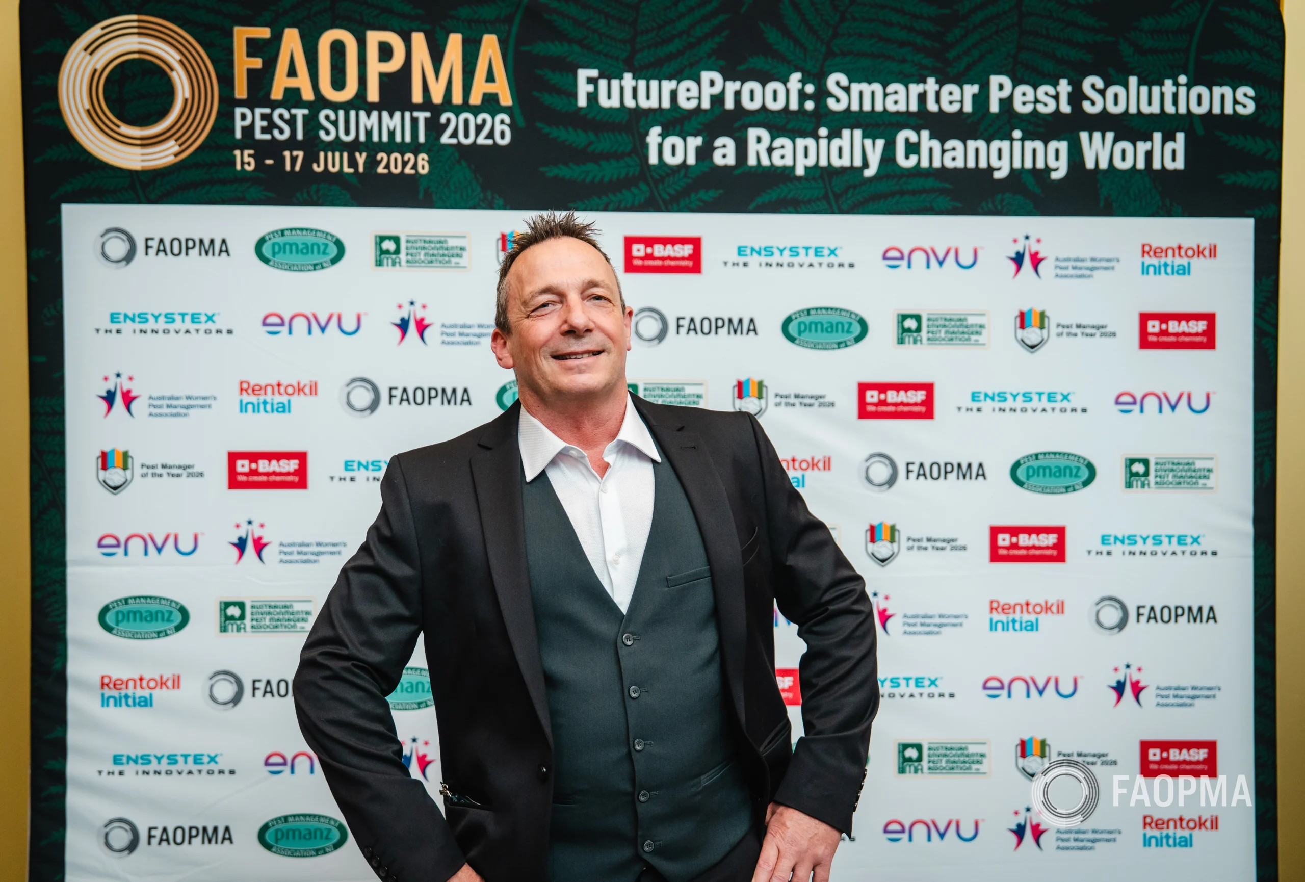 Staff at the FAOPMA Pest Summit 2026 in Auckland, New Zealand